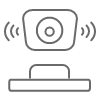 Cameras and sensors for industrial robots